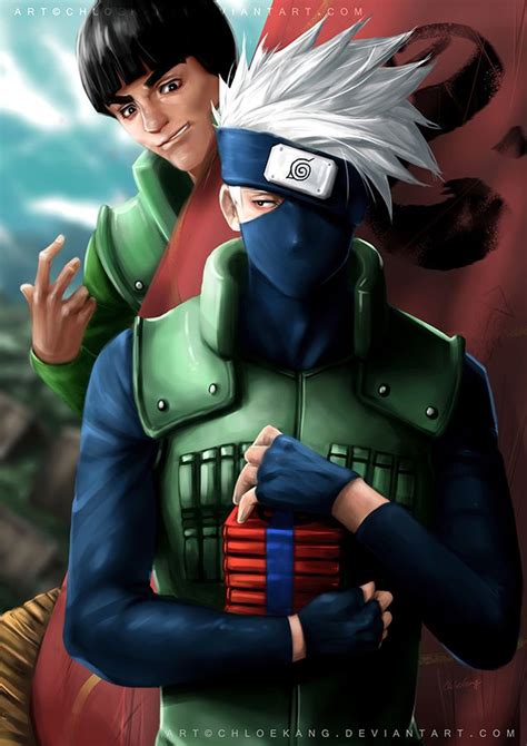 Hatake Kakashi + Might Guy by ChloeKang on DeviantArt Kakashi Sharingan ...