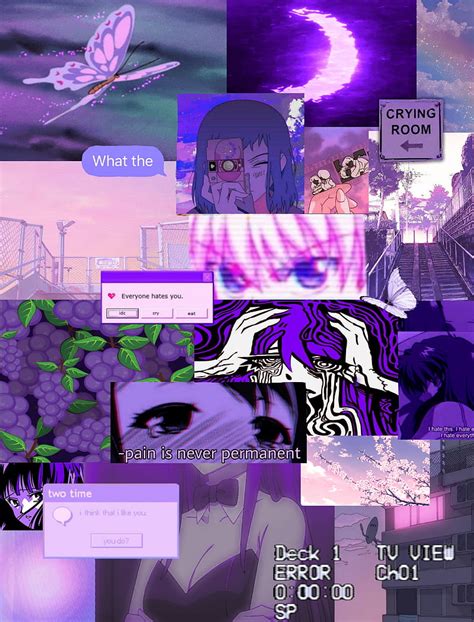 Discover more than 69 aesthetic purple anime wallpaper - in.cdgdbentre