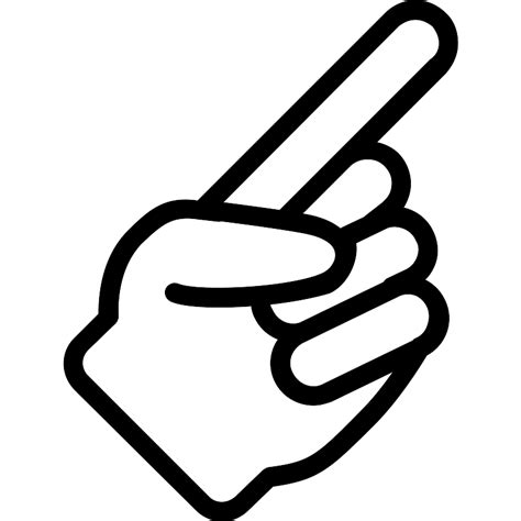 Pointing Hand Finger Vector SVG Icon - SVG Repo