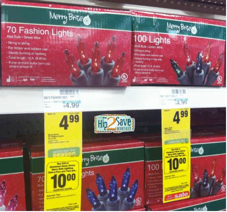 CVS: Merry Brite Christmas Lights Only $1.33 A Piece