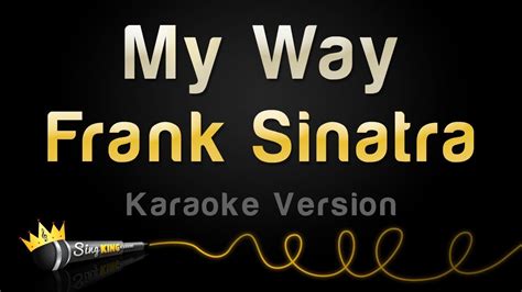 Frank Sinatra - My Way (Karaoke Version) Chords - Chordify