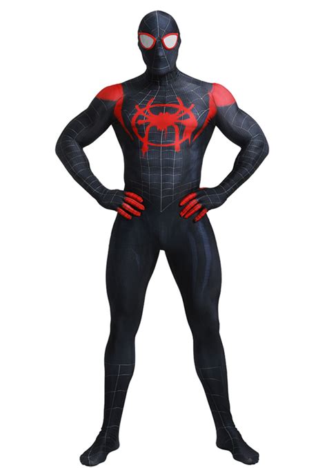 Decorseason Spider-Verse Miles Morales SpiderMan Costume, Superhero ...