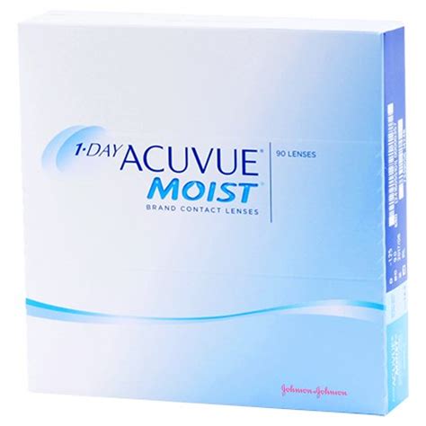 1-DAY ACUVUE MOIST 90 Pack Contact Lenses by Johnson & Johnson Vision ...