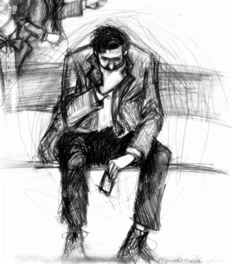 Wallpaper Sketch Pic Sad Drawing Alone Boy Wallpaper - Alone Boy Sad ...