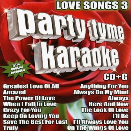 Party Tyme Karaoke: Love Songs, Vol. 3 (CD) - Walmart.com