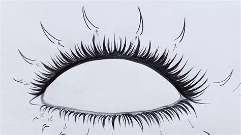 Eyelashes Drawing Step By Step at Drawing Tutorials