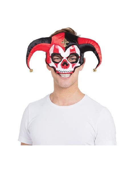 Jester Skull Mask - Costumes R Us Fancy Dress