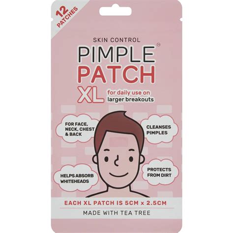 Skin Control Xl Pimple Patch 12 Pack | Woolworths