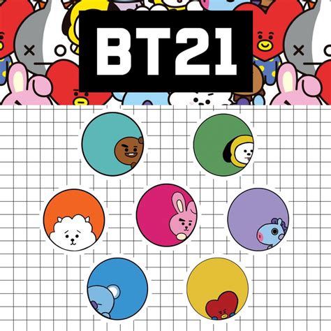 BT21 Character Sticker Pack [Fan Made] | Shopee Philippines