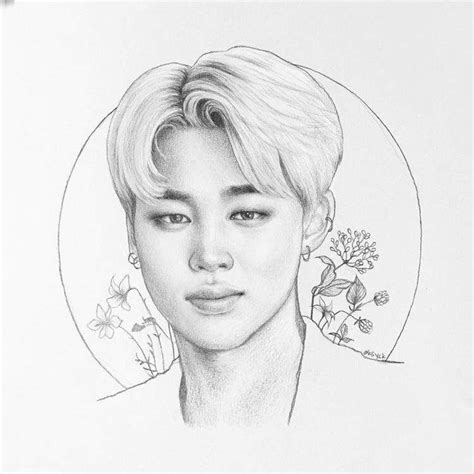 jimin drawing - Google Search | Bts drawings, Bts fanart, Kpop drawings