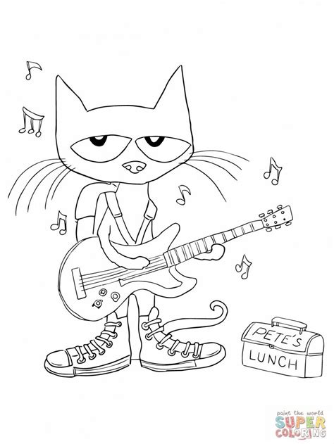 Free Printable Pete The Cat Coloring Pages - SavanahtuHester