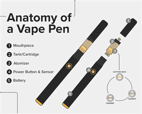 Anatomy of a Vape Pen - 13th Floor Cannabis Anatomy of a Vape Pen