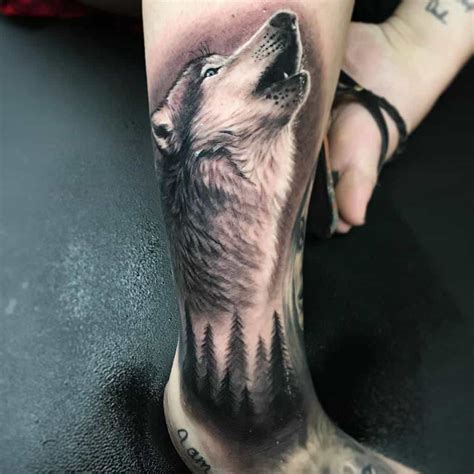 Top 71 Best Howling Wolf Tattoo Ideas - [2021 Inspiration Guide]