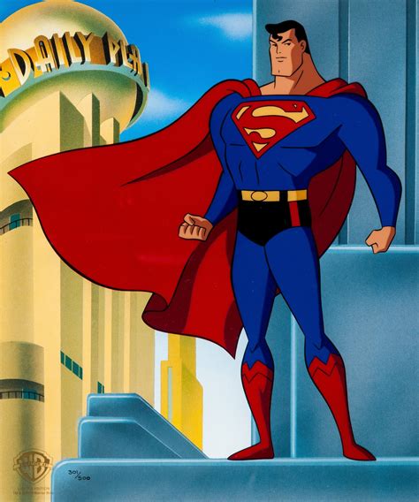 Superman: The Animated Series Limited Edition Cel (Warner Brothers ...