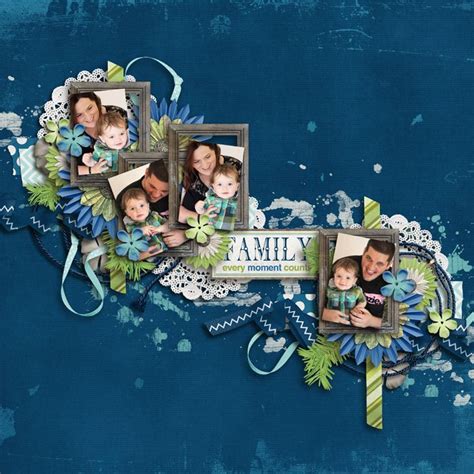 49 best FAMILY SCRAPBOOK LAYOUTS images on Pinterest