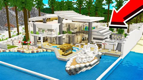 HOW TO BUILD A MODERN REDSTONE BEACH HOUSE! - YouTube