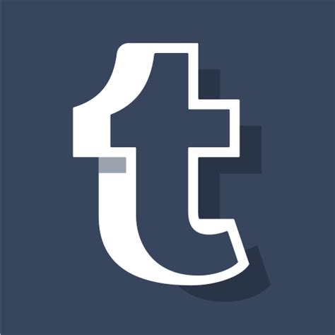 Logo, media, online, social, tumblr, tumblr logo, tumblr new logo icon ...