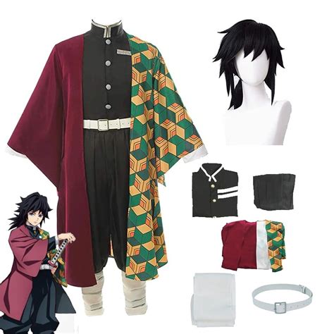 Giyu Tomioka Cosplay Demon Slayer Kimetsu No Yaiba Cosplay Costumes ...