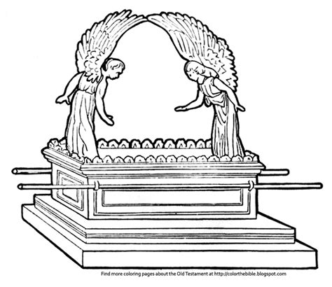 The Ark of the Covenant Coloring Pages | Color The Bible