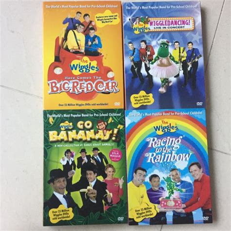 The Wiggles - 4 DVDs, Babies & Kids on Carousell