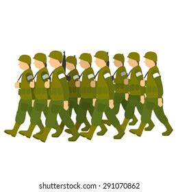 765 Soldiers Marching Cartoon Images, Stock Photos, 3D objects ...