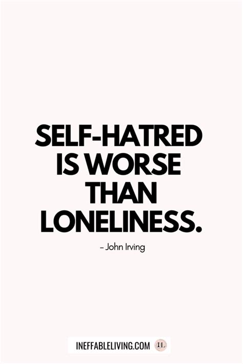 Top 21 Self-Hate Quotes