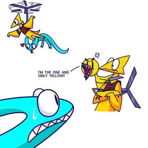 Yellow and Cyan by Sjakr on DeviantArt