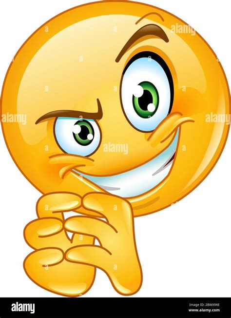 Sneaky emoticon Stock Vector Image & Art - Alamy