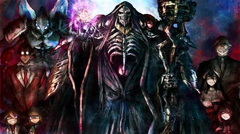 #465076 4K, fan art, Ainz Ooal Gown, sword, Black knight, skeleton ...