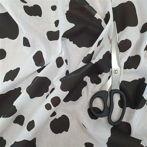 Amazon.co.uk: cow print fabric