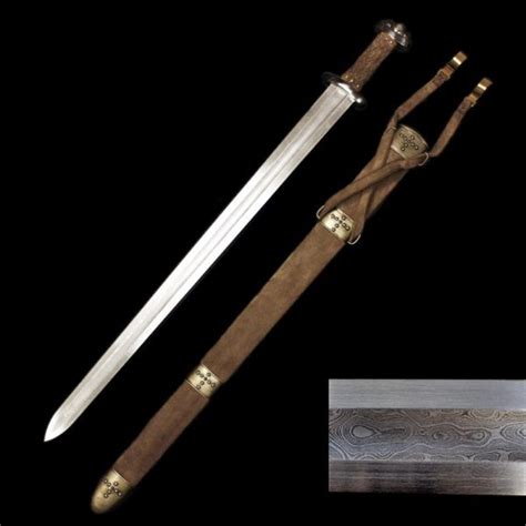 Replica Viking Sword with Damascus Steel Blade - The Viking Registry