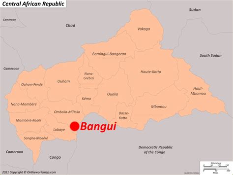 Bangui Map | Central African Republic | Detailed Maps of Bangui