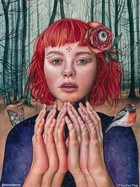 Amazing Surrealism Portrait Paintings by Kaitlyn Page on Trendy Art Ideas