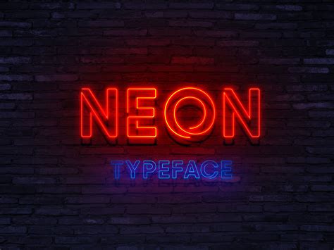 Neon Display Font