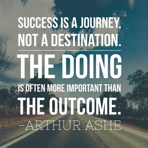 Inspirational picture quote - success is a journey, not a destination ...