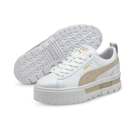 Mayze Lth Women's Sneakers | White - PUMA