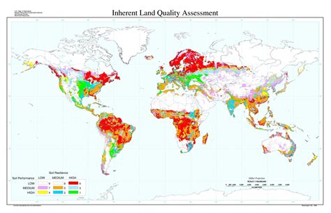 Quality of soil, Arable land worldwide [2250x1456] : MapPorn