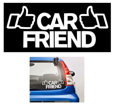 Car Friend Funny JDM Vinyl Decal Stickers