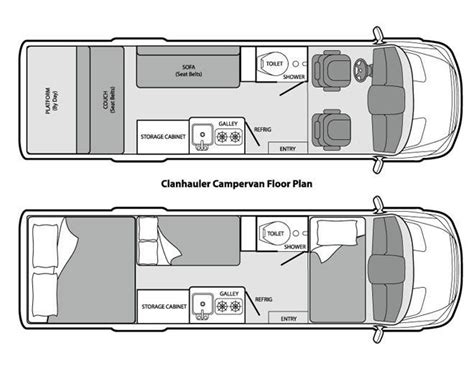 Mercedes Camper Van Floor Plans - floorplans.click