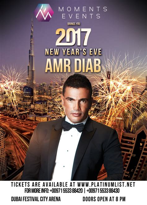 Bandsintown | Amr Diab Tickets - InterContinental Dubai Festival City ...