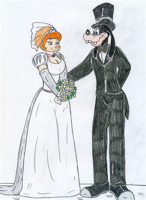 Wedding - Goofy and Sylvia by Jose-Ramiro on DeviantArt