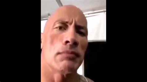 The Rock eyebrow raise Vine boom sound effect - YouTube