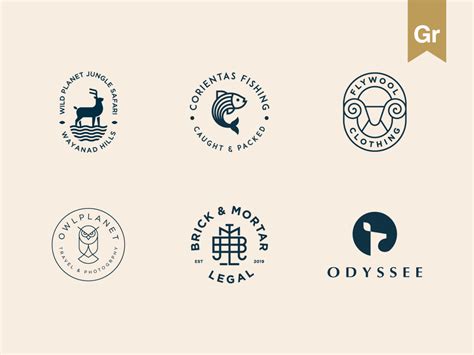 Elegant logo collection - Behance feature by Ahmed creatives on Dribbble