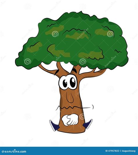 Sad Tree Cartoon | CartoonDealer.com #47957822