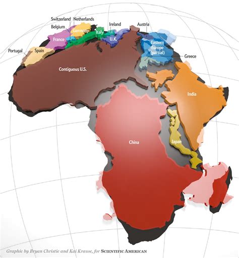 To show the true size of Africa : r/woahdude