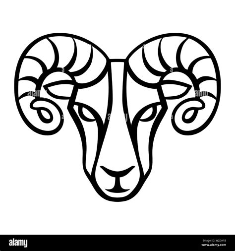 Aries zodiac sign, golden horoscope symbol Stock Vector Image & Art - Alamy