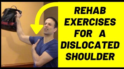 Dislocated Shoulder Rehab Exercises | EOUA Blog