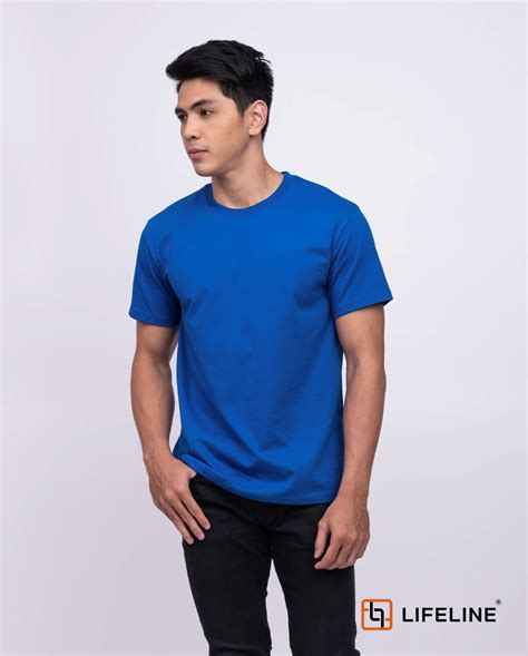 Lifeline Roundneck T-shirt (Royale Blue) For Sale - Lifeline Shirts