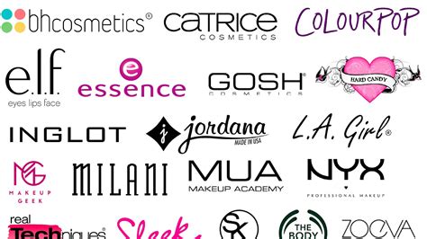 Cosmetic Brand Logos