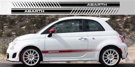 Fiat 500 Abarth Side Stripe Decals – Stripe Garage